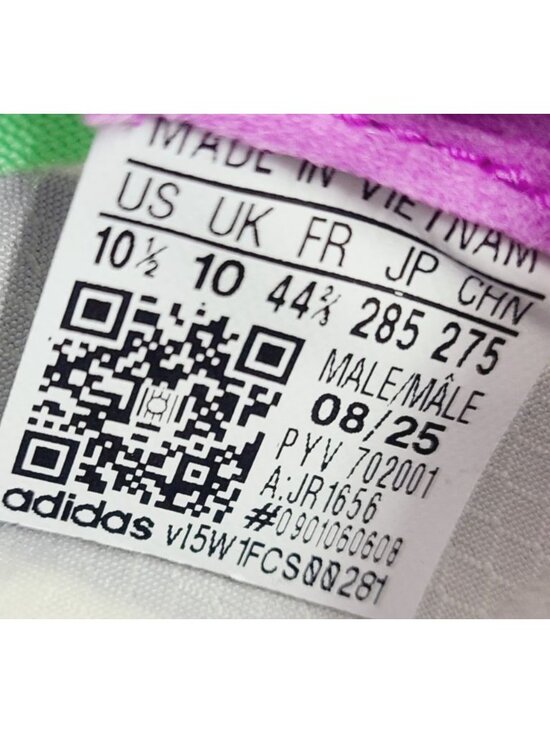 NEW Adidas Adizero Pro 4 Running Shoes JR1656 Size 10.5 Core White Purple Lime main image 7